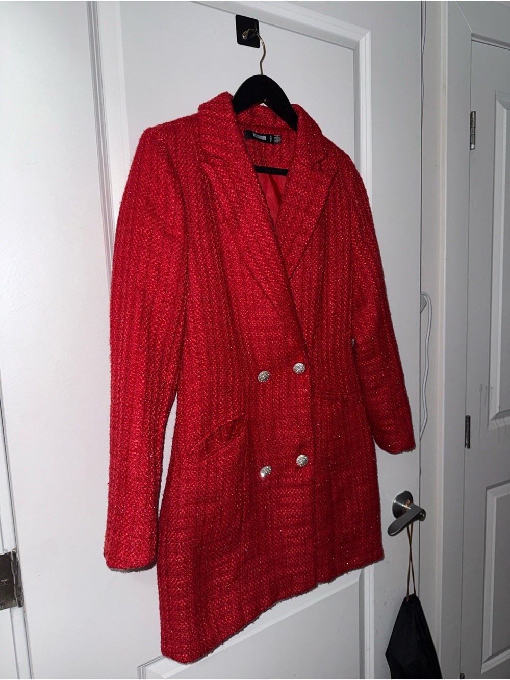 Misguided red blazer